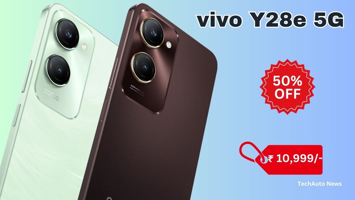 vivo Y28e 5G : मात्र 10,999 रुपए में घर ले जाए वीवो का यह खूबसूरत 5G फोन,जबरदस्त फीचर्स के साथ